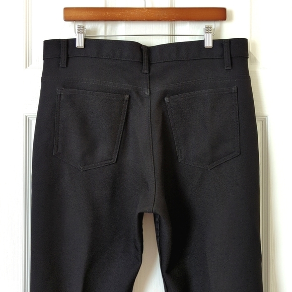 Levi's 90's Vintage Classic Relaxed Straight Leg Polyester Pants Black 36 x 30 - Picture 5 of 14